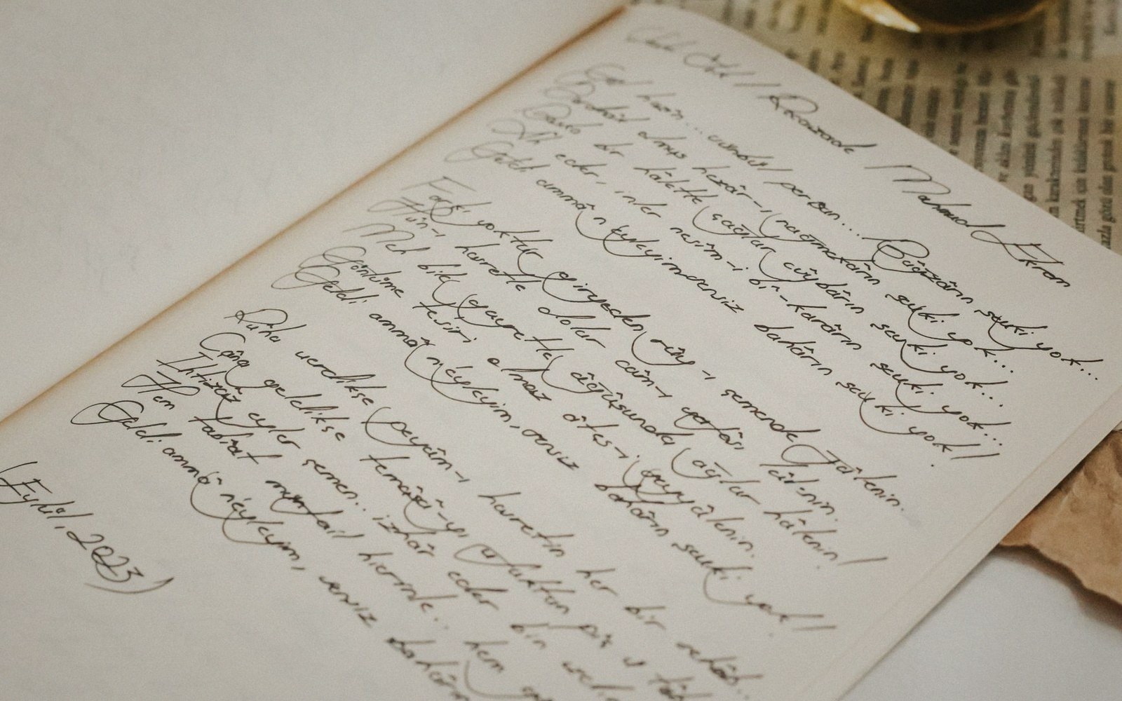 Manuscript page from Der Proceß in Kafka's handwriting, ink on paper, corrections visible in the margins